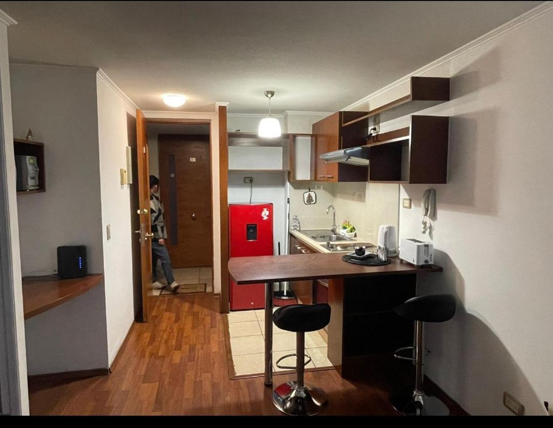 Departamento Centro Santiago Con Estacionamiento Apartment Bagian luar foto